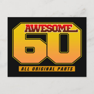 Phantastisch 60 Alle Originalteile Postkarte