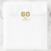 Phantastisch 60. Geburtstag Runder Aufkleber (Tasche)