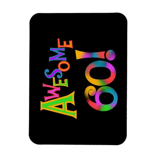 Phantastisch 60 T - Shirt und Geschenke zum Geburt Magnet (Vertikal)