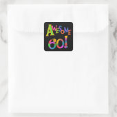 Phantastisch 60 T - Shirt und Geschenke zum Geburt Quadratischer Aufkleber (Tasche)