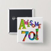 Phantastisch 70 T - Shirt und Geschenke zum Geburt Button (Vorne & Hinten)