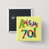 Phantastisch 70 T - Shirt und Geschenke zum Geburt Button (Vorne & Hinten)