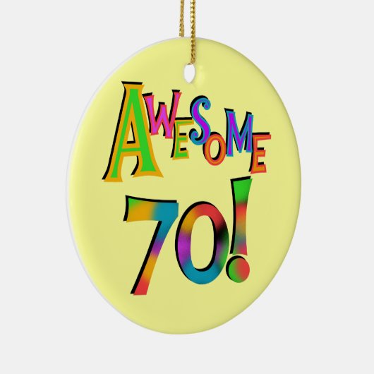Phantastisch 70 T - Shirt und Geschenke zum Geburt Keramikornament (Rechts)