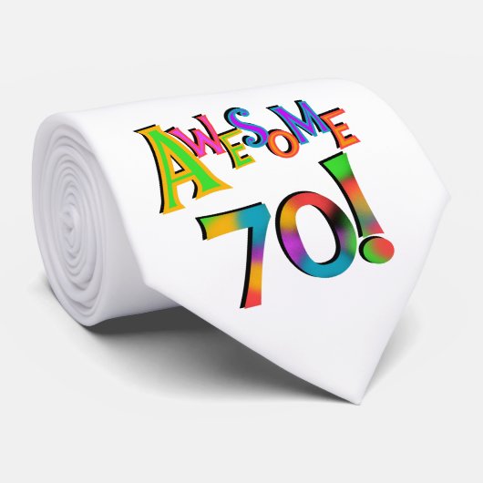 Phantastisch 70 T - Shirt und Geschenke zum Geburt Krawatte (Gerollt)