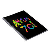 Phantastisch 70 T - Shirt und Geschenke zum Geburt Notizblock (Rechte Seite)