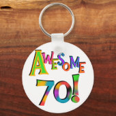 Phantastisch 70 T - Shirt und Geschenke zum Geburt Schlüsselanhänger (Vorderseite)