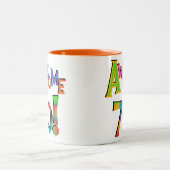 Phantastisch 70 T - Shirt und Geschenke zum Geburt Zweifarbige Tasse (Mittel)