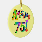 Phantastisch 75 T - Shirt und Geschenke zum Geburt Keramikornament (Rechts)