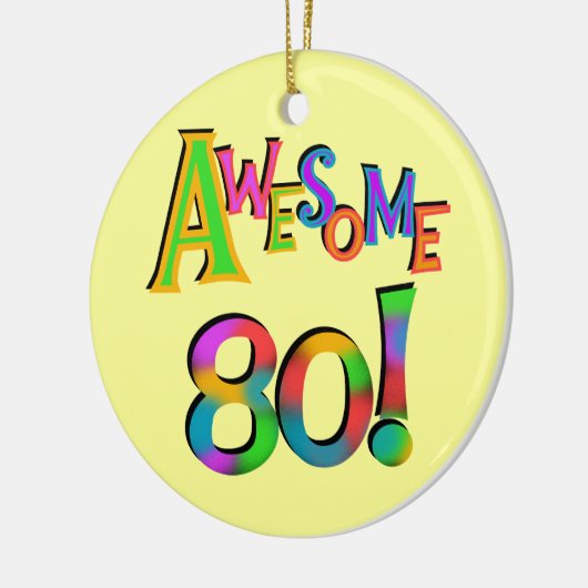 Phantastisch 80 T - Shirt und Geschenke zum Geburt Keramikornament (Links)