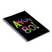 Phantastisch 80 T - Shirt und Geschenke zum Geburt Notizblock (Rechte Seite)