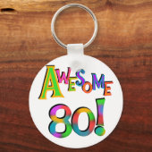 Phantastisch 80 T - Shirt und Geschenke zum Geburt Schlüsselanhänger (Vorderseite)
