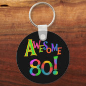 Phantastisch 80 T - Shirt und Geschenke zum Geburt Schlüsselanhänger (Vorderseite)