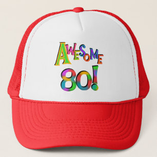 Phantastisch 80 T - Shirt und Geschenke zum Geburt Truckerkappe