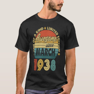 phantastisch 85 Jahre Seit März 1938 85. Geburtsta T-Shirt