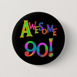 Phantastisch 90 Geburtstagsgeschenke und T - Shirt Button