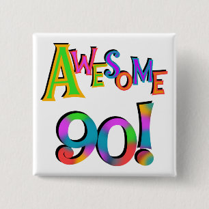 Phantastisch 90 Geburtstagsgeschenke und T - Shirt Button