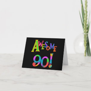Phantastisch 90 Geburtstagsgeschenke und T - Shirt Karte