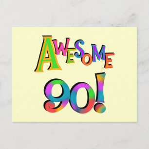 Phantastisch 90 Geburtstagsgeschenke und T - Shirt Postkarte