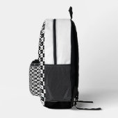 Phantastisch Achtzigers Mod Sonnenbrille Schachbre Bedruckter Rucksack (Rechts)