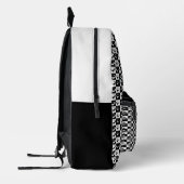 Phantastisch Achtzigers Mod Sonnenbrille Schachbre Bedruckter Rucksack (Links)