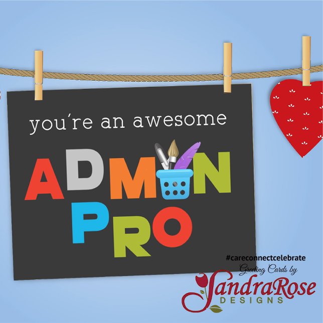 Phantastisch Admin Pro am Admin Pro Tag (Perfect for Amin Pro Day - also called Administrative Professionals Day!)