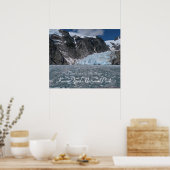 Phantastisch Alaska Glacier Kenai Fjords Poster (Küche)