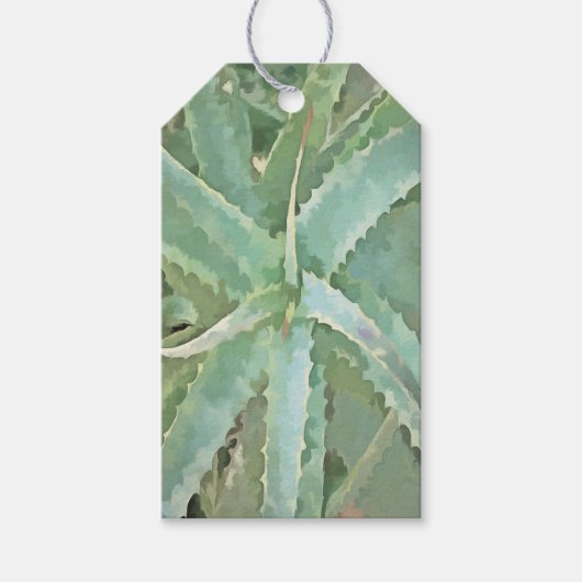 Phantastisch Aloe Vera Akrylic Art Geschenkanhänger (Vorderseite)