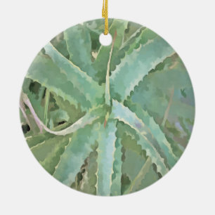Phantastisch Aloe Vera Akrylic Art Keramik Ornament