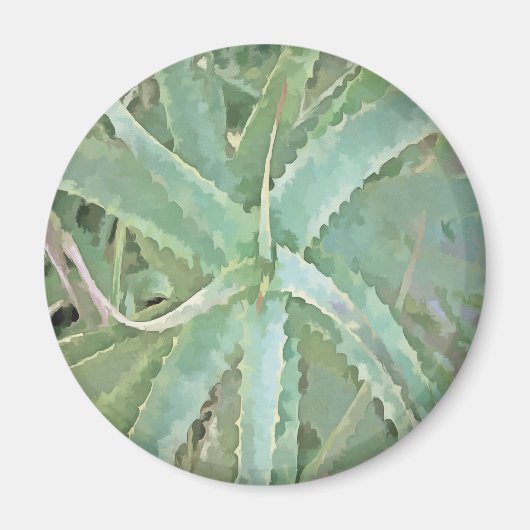 Phantastisch Aloe Vera Akrylic Art Magnet (Vorne)