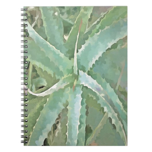 Phantastisch Aloe Vera Akrylic Art Notizblock (Vorderseite)