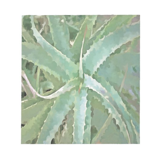 Phantastisch Aloe Vera Akrylic Art Notizblock (Vorderseite)