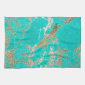 Phantastisch angesagtes modernes Imitat mit Goldmo Küchentuch (Horizontal)