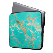 Phantastisch angesagtes modernes Imitat mit Goldmo Laptopschutzhülle (Vorderseite Links)