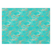 Phantastisch angesagtes modernes Imitat mit Goldmo Tischdecke (Vorderseite (Horizontal))