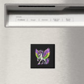 Phantastisch Apparel Unicorn Mardi Gras - Multicol Magnet (In Situ (Geschirrspüler))