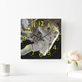 Phantastisch Astronaut Quadratische Wanduhr (Zuhause)