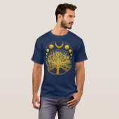 Phantastisch Ayahuasca Lover DMT Designs Shaman T-Shirt (Vorne ganz)