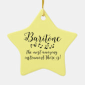 Phantastisch Baritone Keramik Ornament (Hinten)