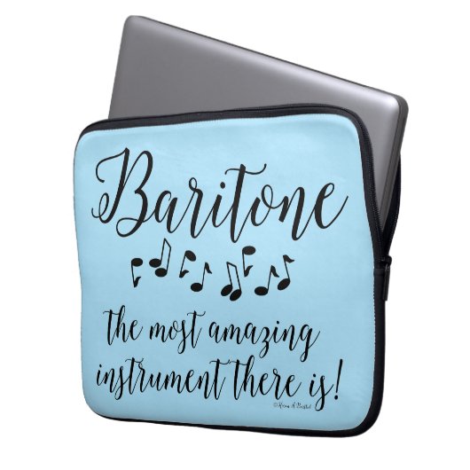 Phantastisch Baritone Laptopschutzhülle (Vorderseite Links)