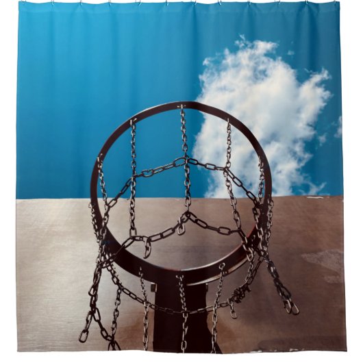 Phantastisch Basketball Duschvorhang (Vorderseite)