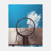 Phantastisch Basketball Fleecedecke (Vorderseite)