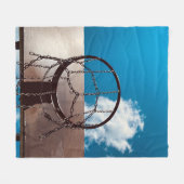 Phantastisch Basketball Fleecedecke (Vorderseite (Horizontal))
