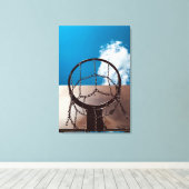 Phantastisch Basketball Leinwanddruck (Insitu (Holzboden))