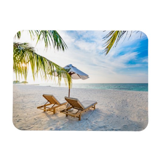 Phantastisch Beach Sunset Magnet (Horizontal)