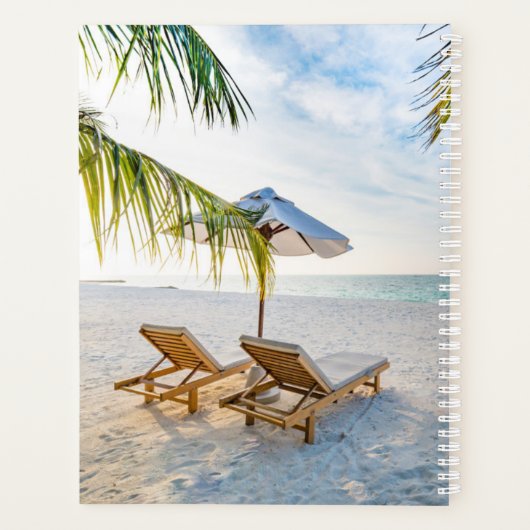 Phantastisch Beach Sunset Planer (Rückseite)