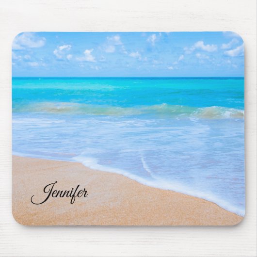 Phantastisch Beach Tropical Scene Foto Custom Mousepad (Vorne)