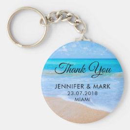 Phantastisch Beach Tropical Scene Foto Hochzeit Da Schlüsselanhänger