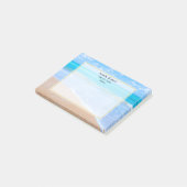 Phantastisch Beach Tropical Scene Foto Hochzeit Post-it Klebezettel (angewinkelt)