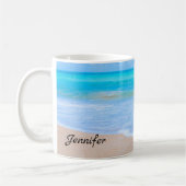 Phantastisch Beach Tropical Scene Foto Kaffeetasse (Links)