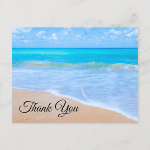 Phantastisch Beach Tropical Scene Foto Vielen Dank Postkarte